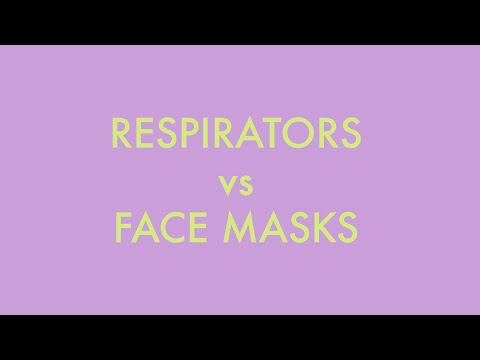 Face Masks vs. Respirators [Video]