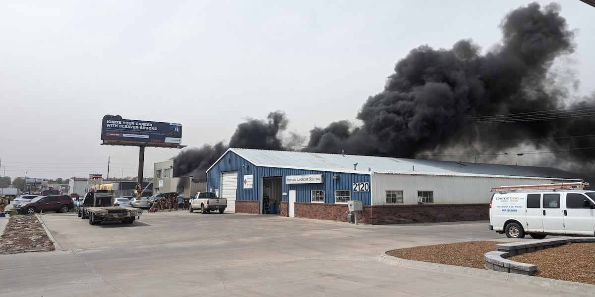 North Lincoln business catches fire [Video]