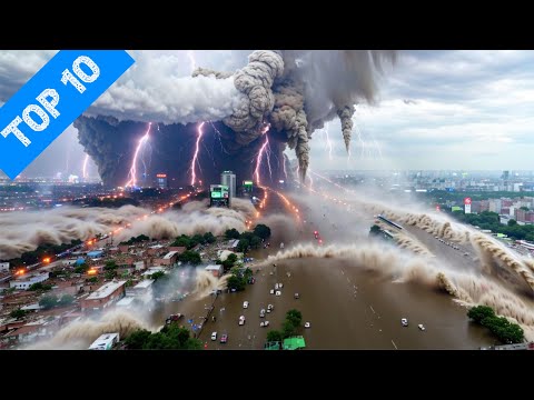 TOP 32 minutes of natural disasters! Large-scale events in the world was caught on camera! [Video]