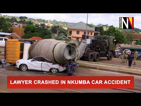 Lawyer crashed in Nkumba car accident [Video]