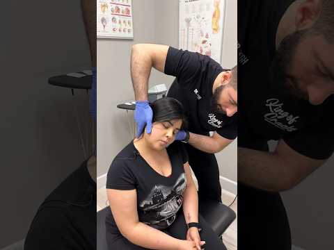 Part 4: She sits all day and her back and neck are in PAIN! 😤 *HUGEEE chiropractor cracks* [Video]