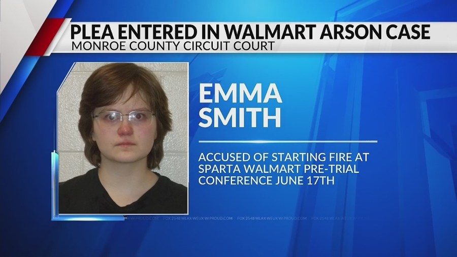 Emma Smith pleads Not Guilty in Sparta Walmart arson case [Video]
