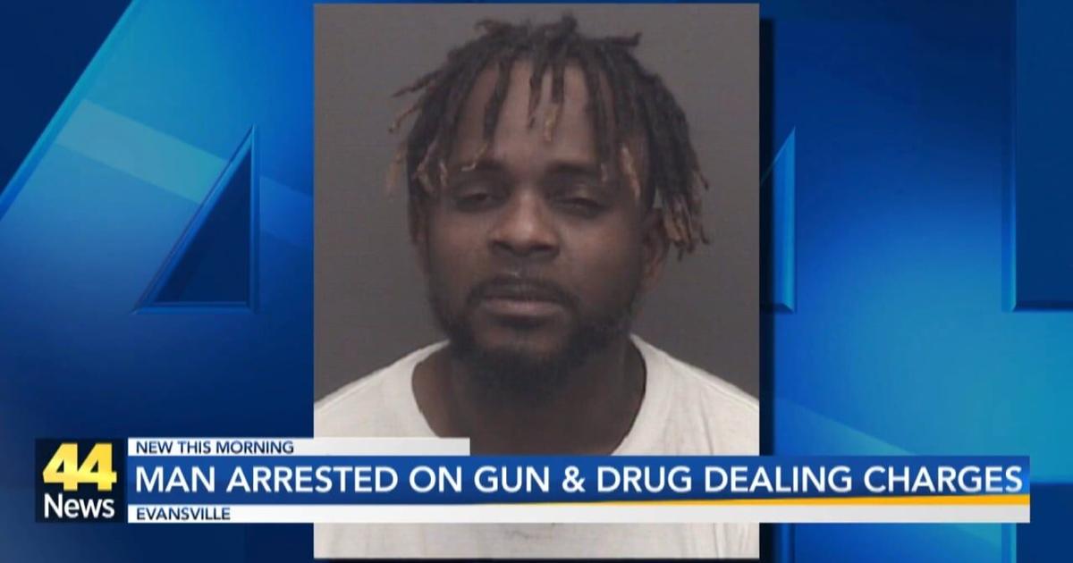 Man arrested on gun and drug charges in Evansville | Video