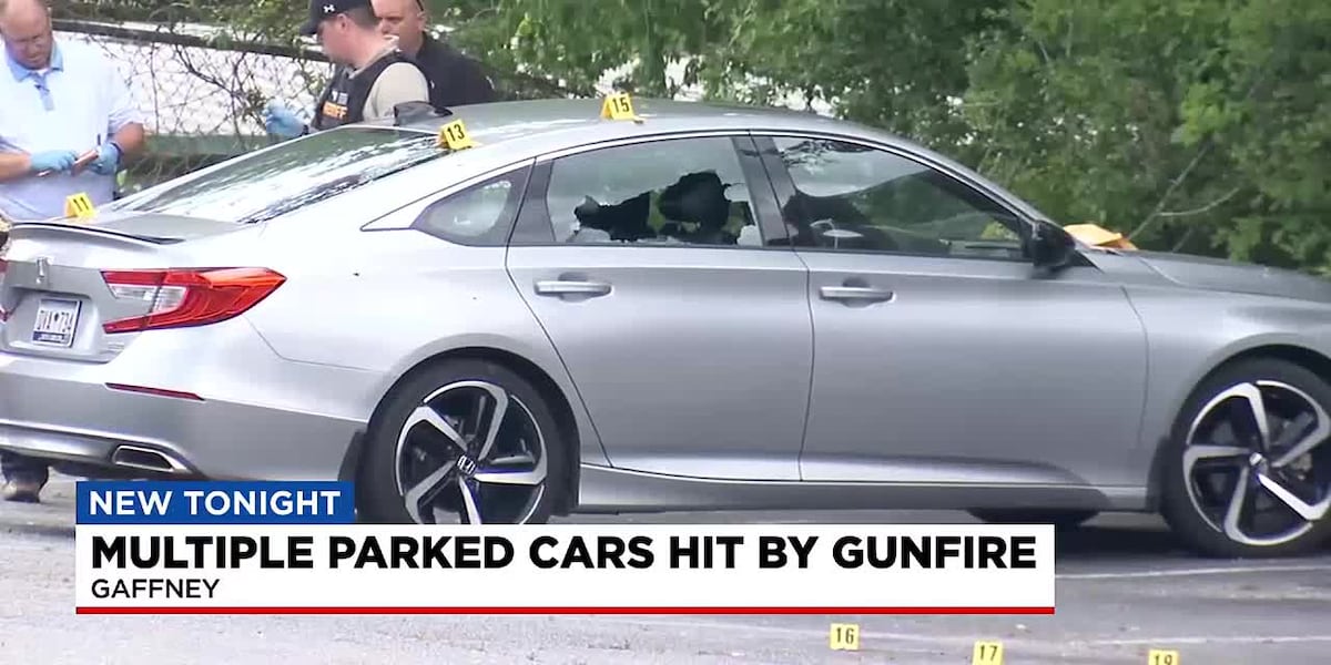 Multiple cars hit by gunfire in Gaffney, deputies say [Video]