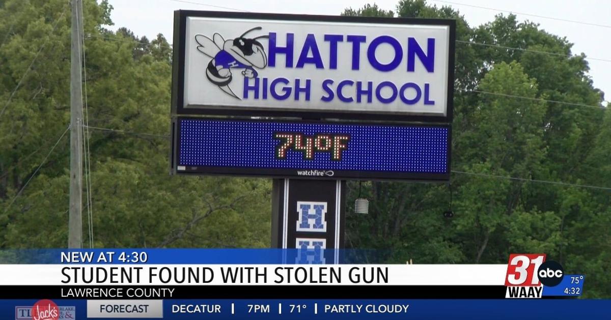 Student found with stolen gun at Hatton High School | Video