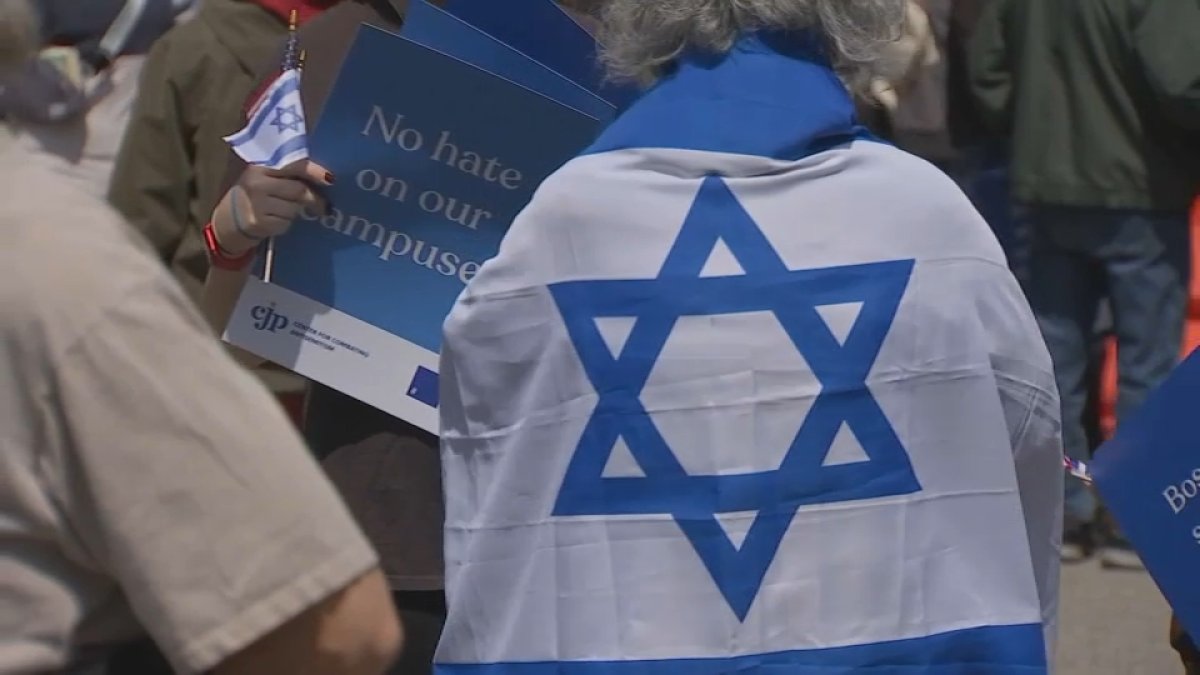 Boston Jewish rally against pro-Palestinian encampments  NBC Boston [Video]
