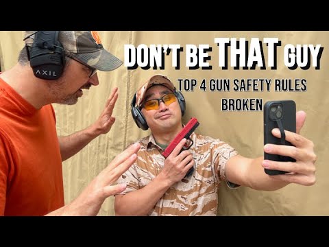 Don’t be THAT guy: 4 Commonly Broken Gun Safety Rules [Video]