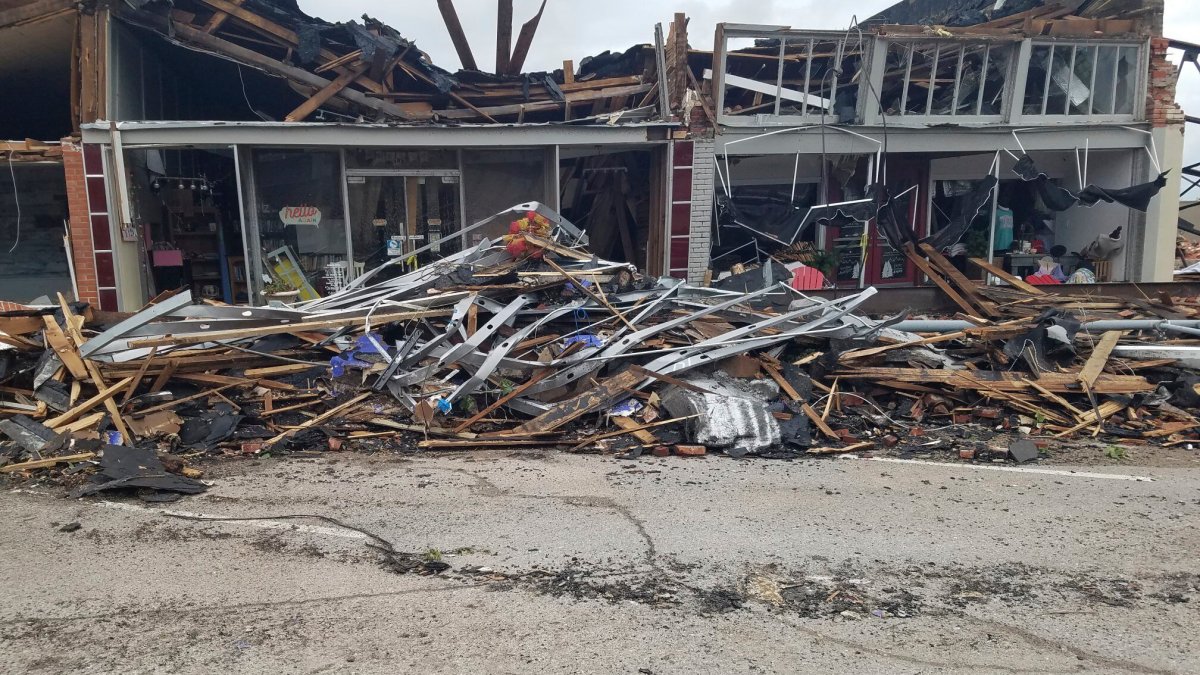 Tornado devastates small Oklahoma town, residents react  NBC10 Philadelphia [Video]