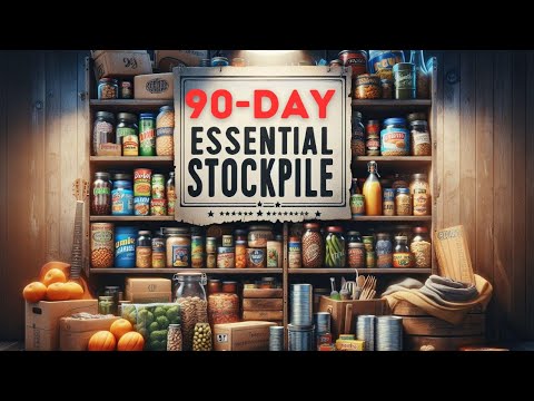 90-Day Essential Food Stockpile: Your Ultimate Guide [Video]