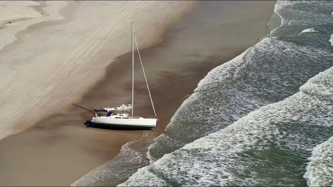 Where is the stranded sailboat in Anastasia State Park [Video]