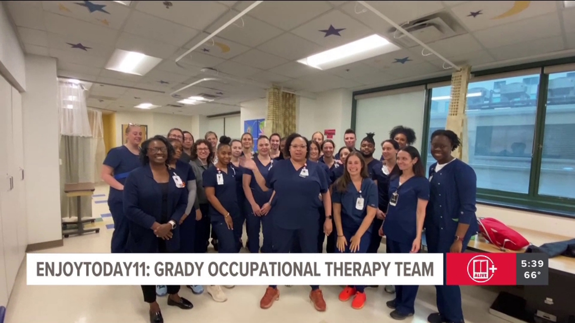 Enjoy Today! | Local shoutout from the Grady Memorial Hospital Occupational Therapy team [Video]