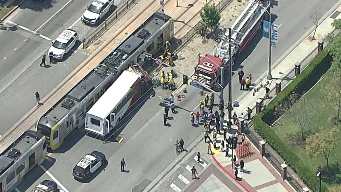 Metro train, USC bus accident in Los Angeles: More than 50 hurt [Video]