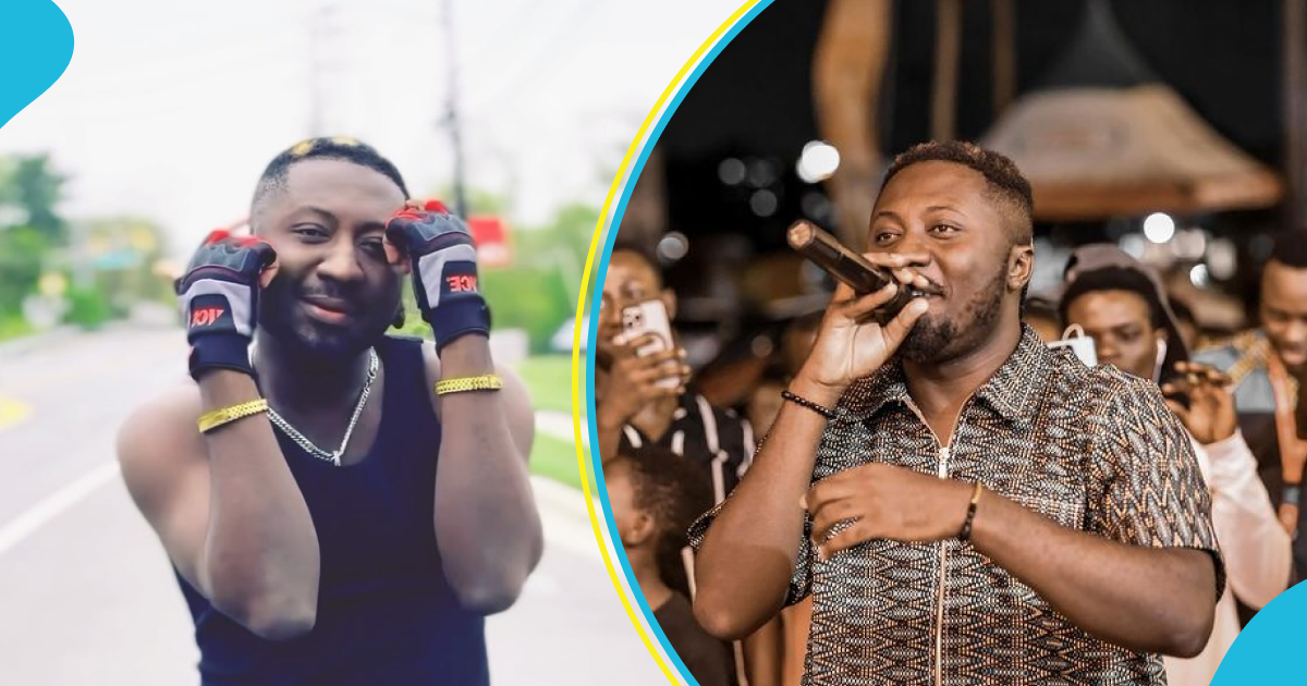 Amerado Speaks After Stage Caved In On Him During Performance At Baidoo Bonsoe SHTS [Video]