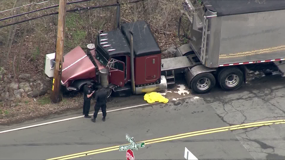Serious crash with car, tractor-trailer shuts down Route 20 [Video]