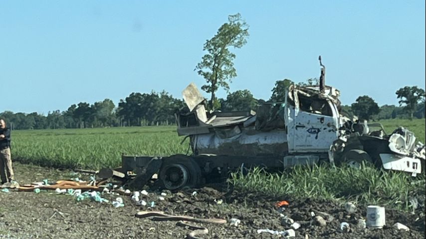 Truck driver dead after running off Iberville Parish gravel road Tuesday afternoon [Video]
