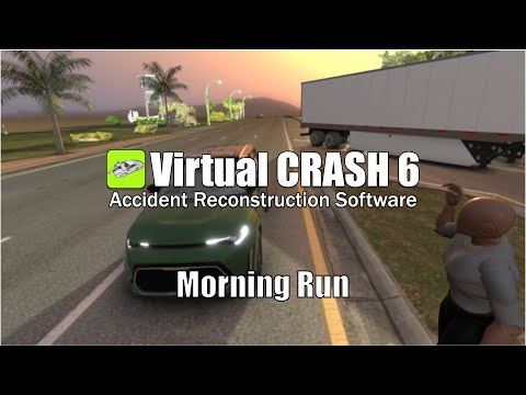 Morning Run | A Ped Impact Simulation | Virtual CRASH 6 [Video]