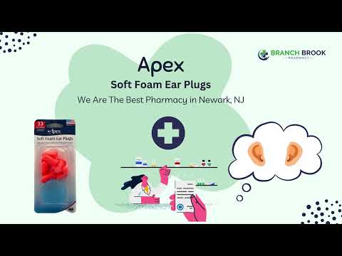 Apex – Soft Foam Ear Plugs – 33 Decibels | BranchBrookPharmacy [Video]