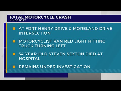 Kingsport PD: 1 dead after motorcycle crash on Fort Henry Drive [Video]