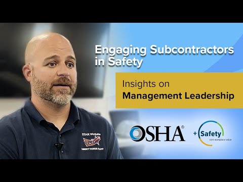 Core Elements – Engaging Subcontractors in Safety [Video]