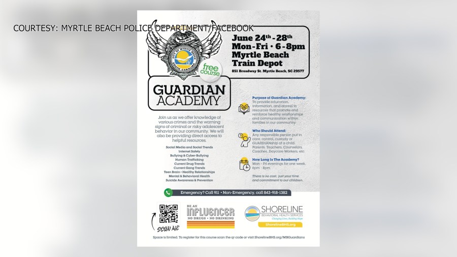 Myrtle Beach Police Department to hold educational courses on risky child behavior [Video]