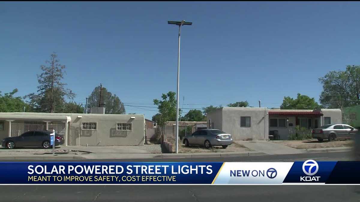 Solar-powered street lights enhancing safety in Albuquerque [Video]