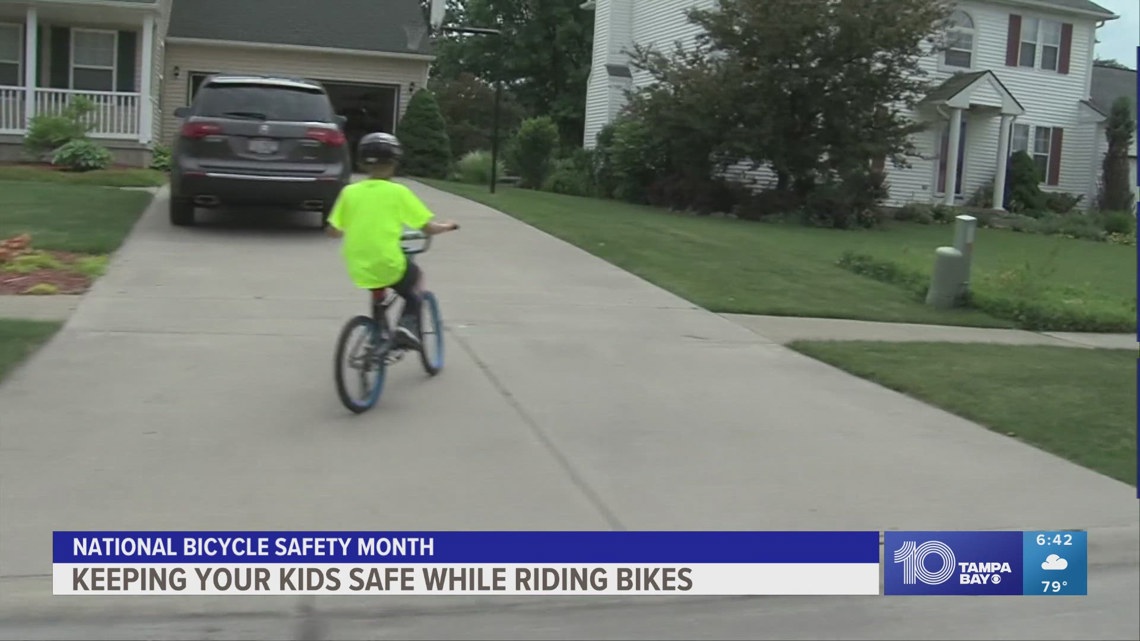Helmets and reflective gear: Tips on how to keep kids safe while riding bikes [Video]