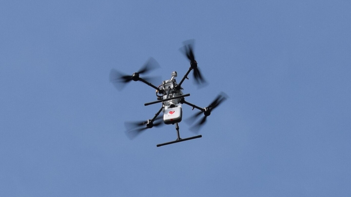 N.C. county demos AED delivery by drone during simulated emergency [Video]