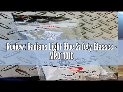 Review: Radians Light Blue Safety Glasses – MR0110ID [Video]