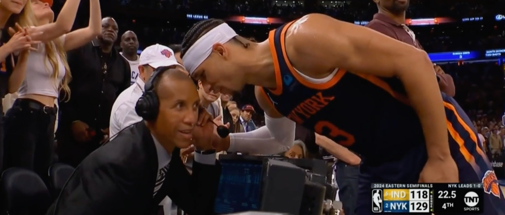 Josh Hart Let Reggie Miller Know Knicks Fans Were Chanting F*ck You Reggie  Terez Owens : #1 Sports Gossip Blog in the World [Video]
