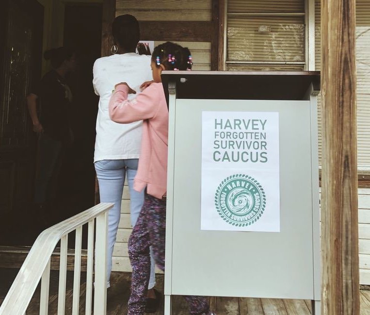 Harvey Forgotten Survivor Caucus show the long road to disaster recovery with their first ‘home tour’ (VIDEO)