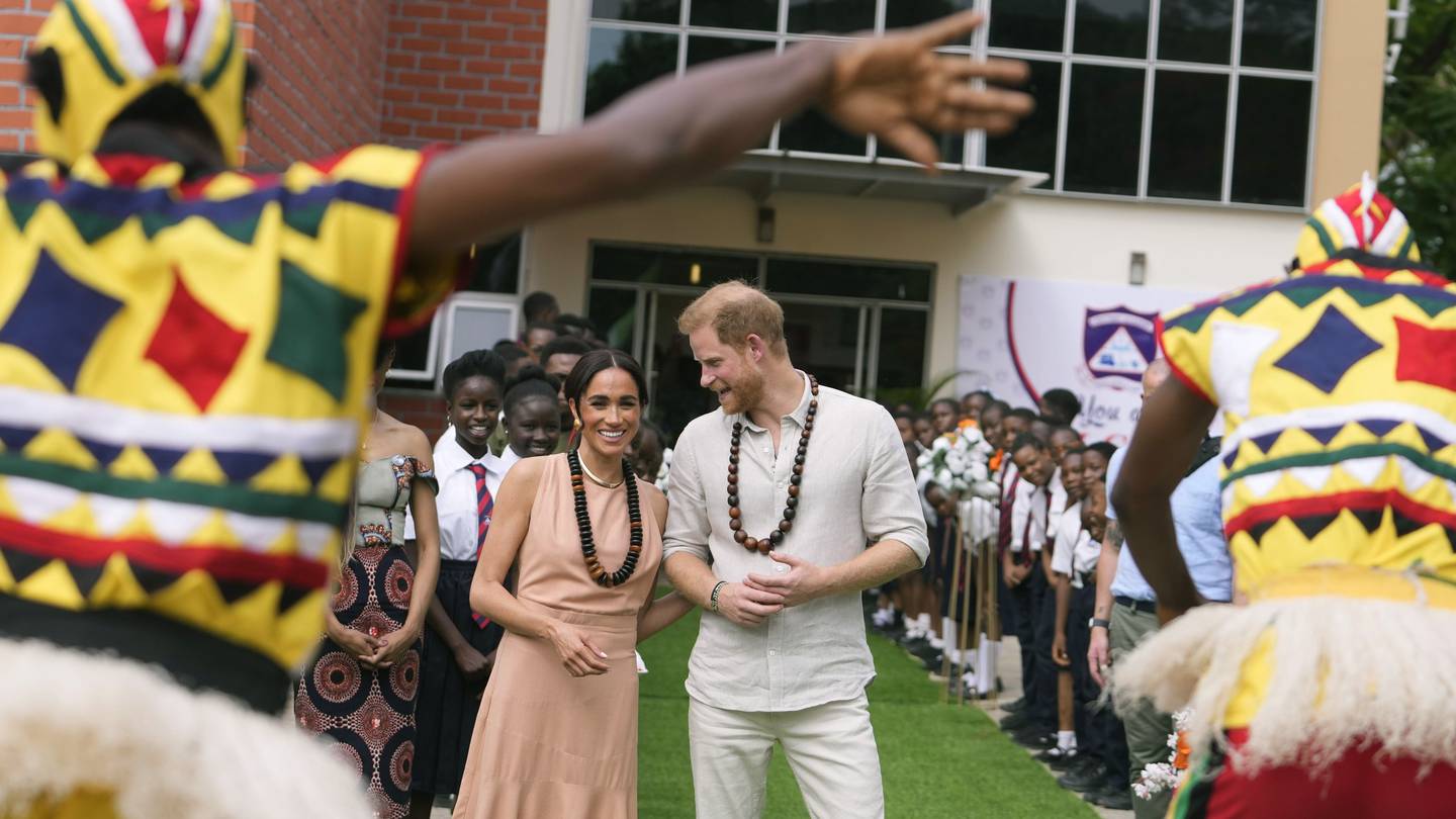 Mixing games and education, Prince Harry and Meghan arrive in Nigeria to promote mental health  Boston 25 News [Video]