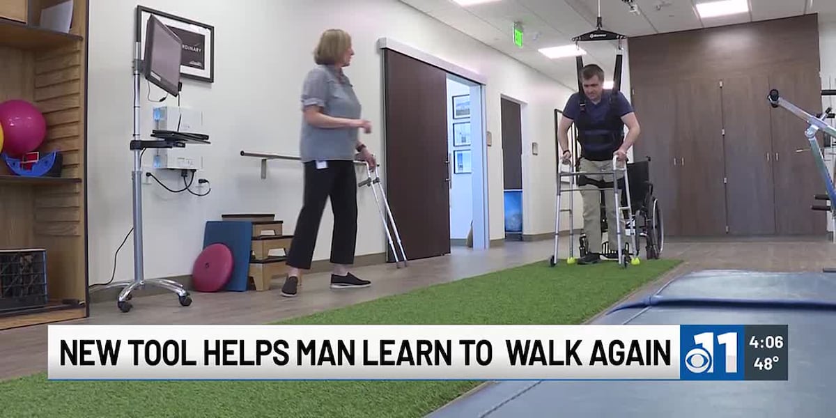 Advanced harness technology helps physical therapy patients relearn how to walk [Video]