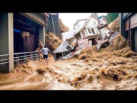 Unbelievable Scary Natural Disasters 2024 – Tsunami/ Landslide Storm ! Moments Ever Caught On Camera [Video]