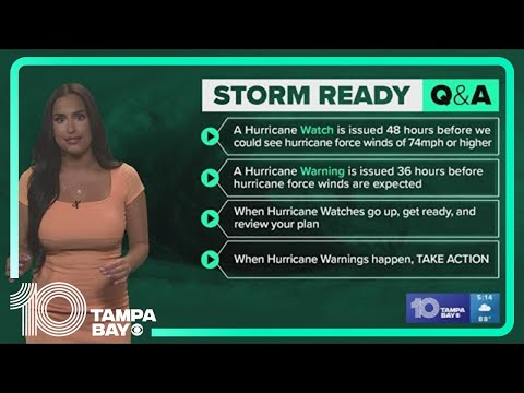 National Hurricane Preparedness Week: What’s the difference between a hurricane watch and warning? [Video]