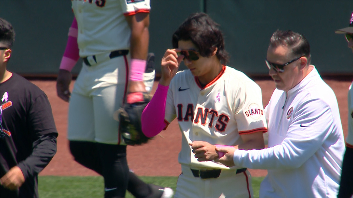 Jung Hoo Lee exits Giants vs. Reds game after outfield wall collision  NBC Sports Bay Area & California [Video]