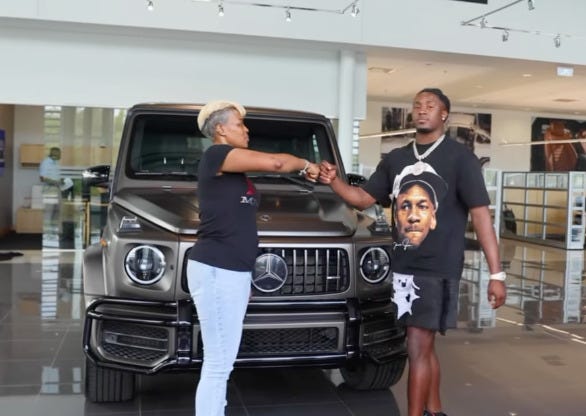Kool-Aid McKinstrys first NFL purchase? A Benz for mom [Video]