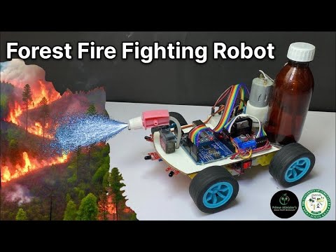 DIY Fire Fighting Robot using Arduino  |  Auto Fire Chaser and Extinguisher [Video]