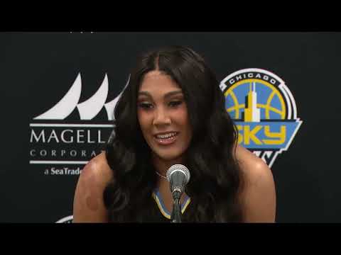 Kamilla Cardoso gets emotional discussing shoulder injury with Chicago Sky [Video]
