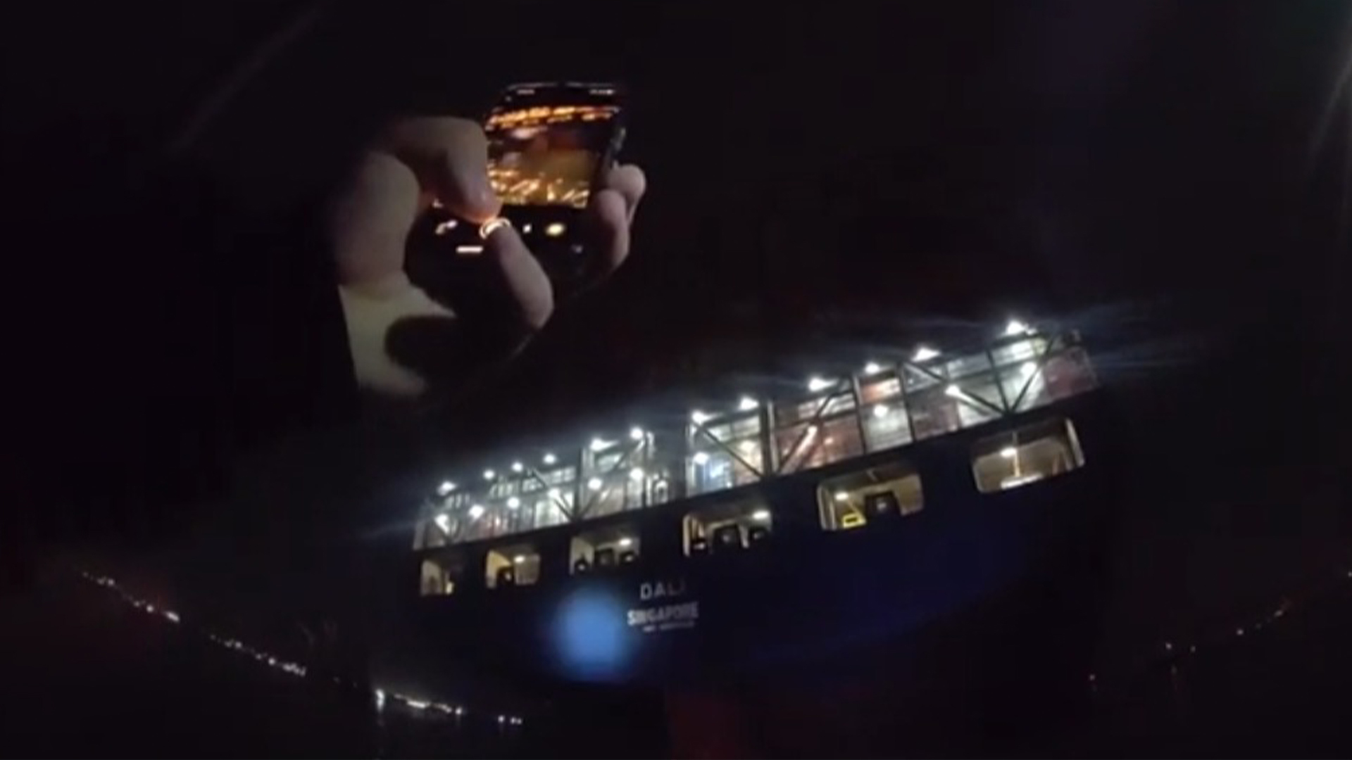Eerie bodycam footage of moment first responder arrives at Baltimore bridge collapse as origins of disaster revealed [Video]
