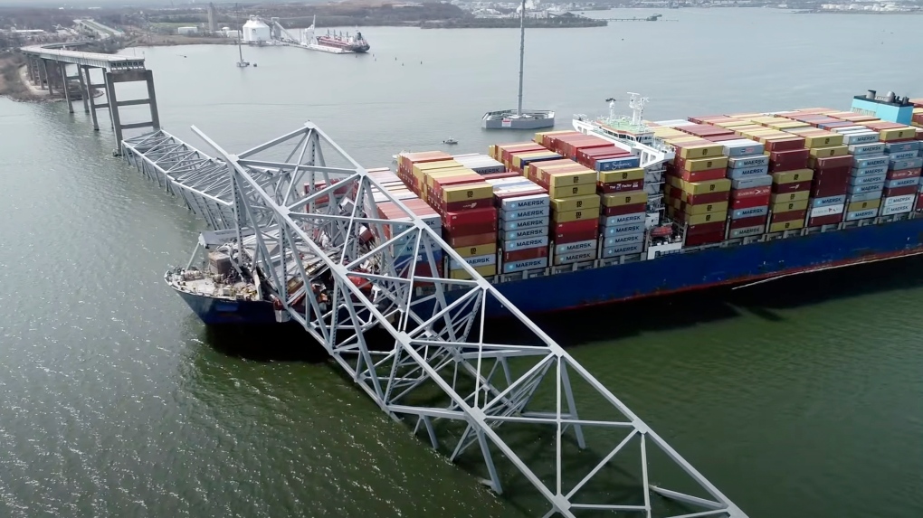 Baltimore bridge collapse: Cargo ship had blackouts 10 hours before departing [Video]