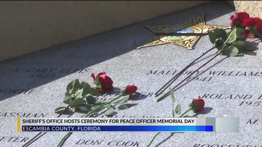 Escambia County Sheriffs Office remembers fallen peace officers during ceremony [Video]