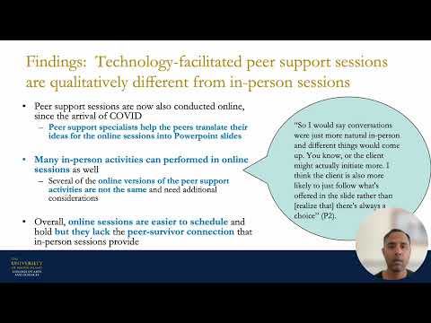 Leveraging technology for post-abuse peer support for people with intellectual and developmental … [Video]