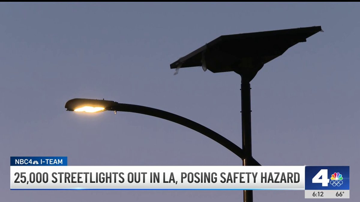 Outage of some LA streetlights pose safety hazard  NBC Los Angeles [Video]
