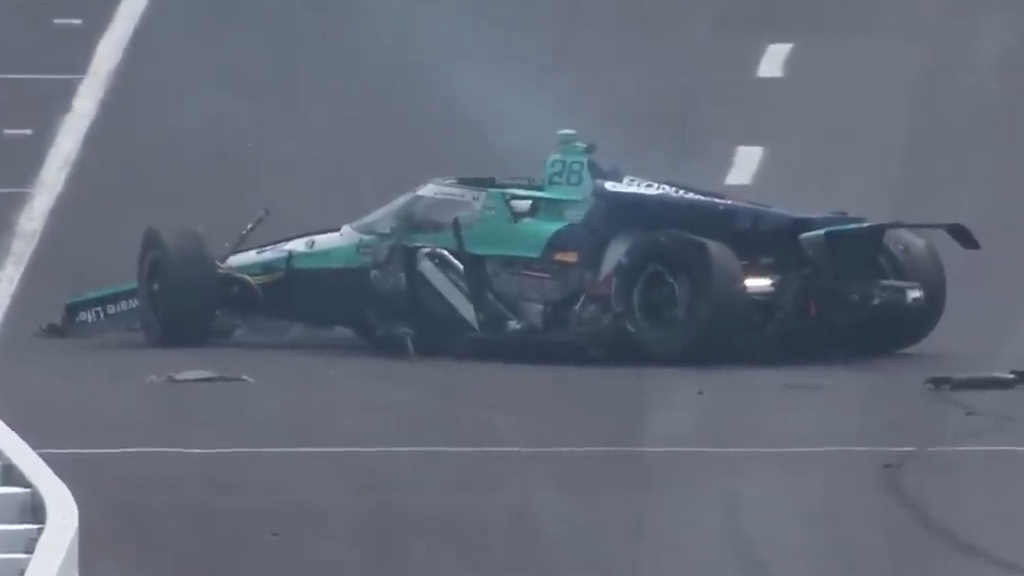 IndyCar news | Indianapolis 500 winner Marcus Ericsson crashes heavily in practice [Video]