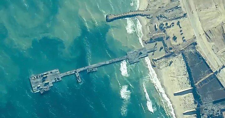 First aid shipment has been driven across American-built pier to Gaza: U.S. Military – National [Video]
