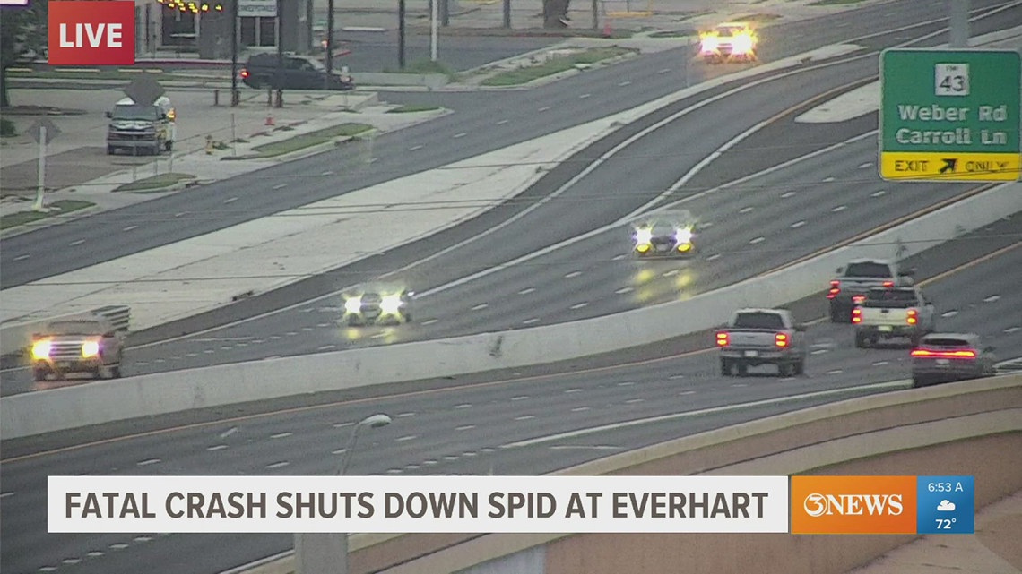 UPDATE: SPID reopens after fatal crash shuts down highway at Everhart, leaves 21-year-old dead [Video]