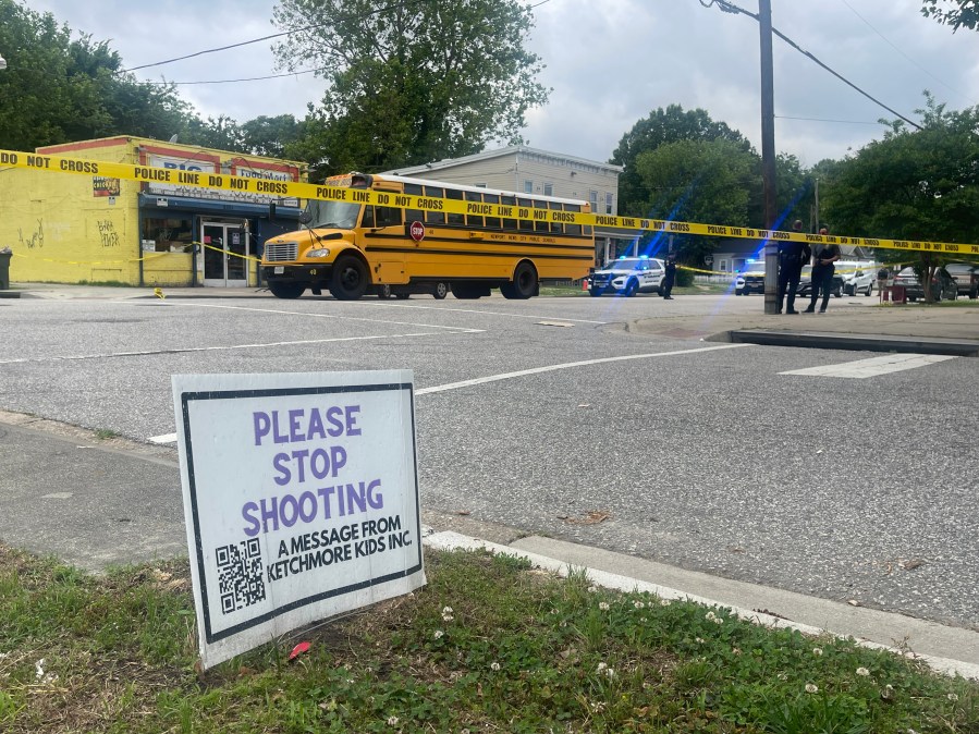 Woman jumped on hood of school bus after being shot: NNPD [Video]