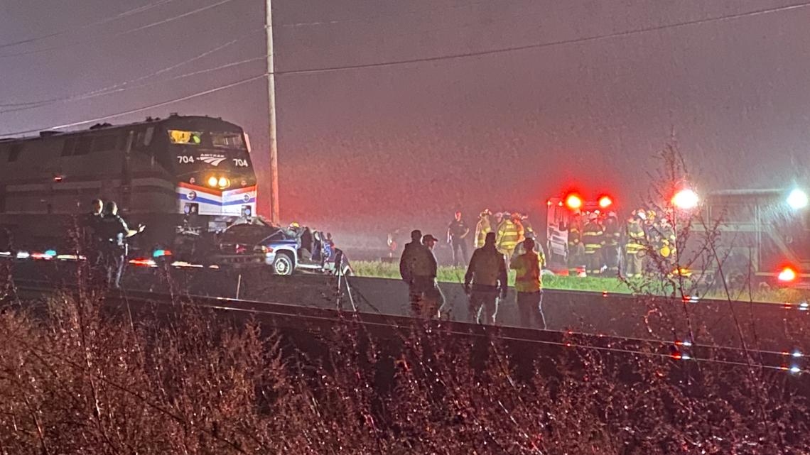 Train strikes truck in North Tonawanda; fire officials confirm 3 people killed [Video]
