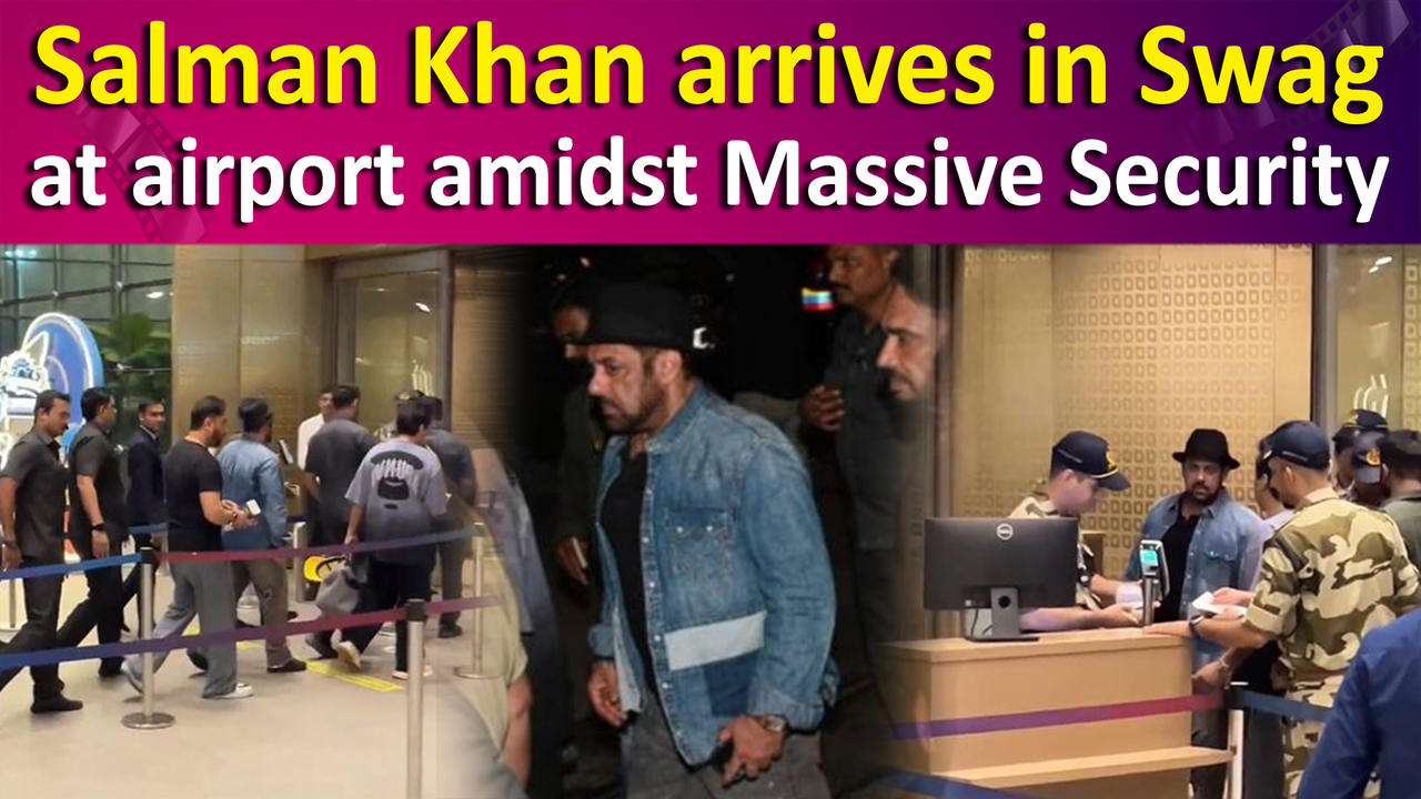 Salman Khan arrives in Swag at airport amidst [Video]