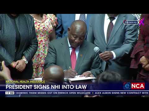 National Health Insurance | President Ramaphosa signs NHI into law [Video]